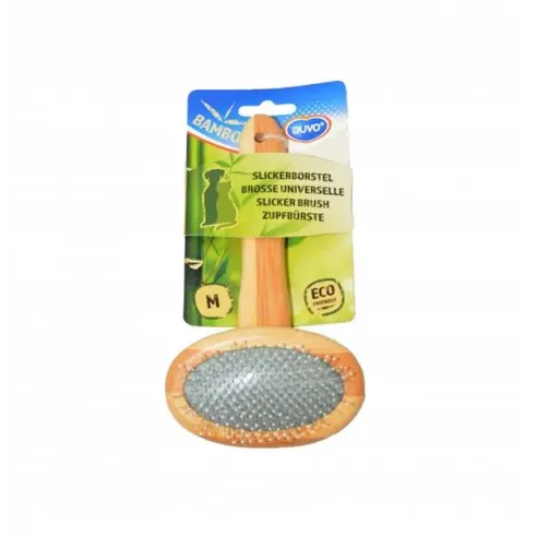 DUVO+ simító kefe fésű bambusz Medium 18 x 10 cm