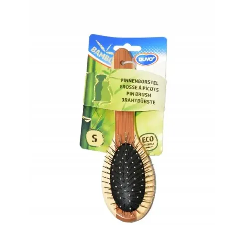 Duvo+ fésű kefe Combo bambusz fém Small 19,5 x 5,5 cm