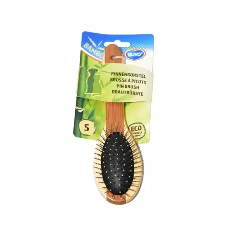 Duvo+ fésű kefe Combo bambusz fém Small 19,5 x 5,5 cm