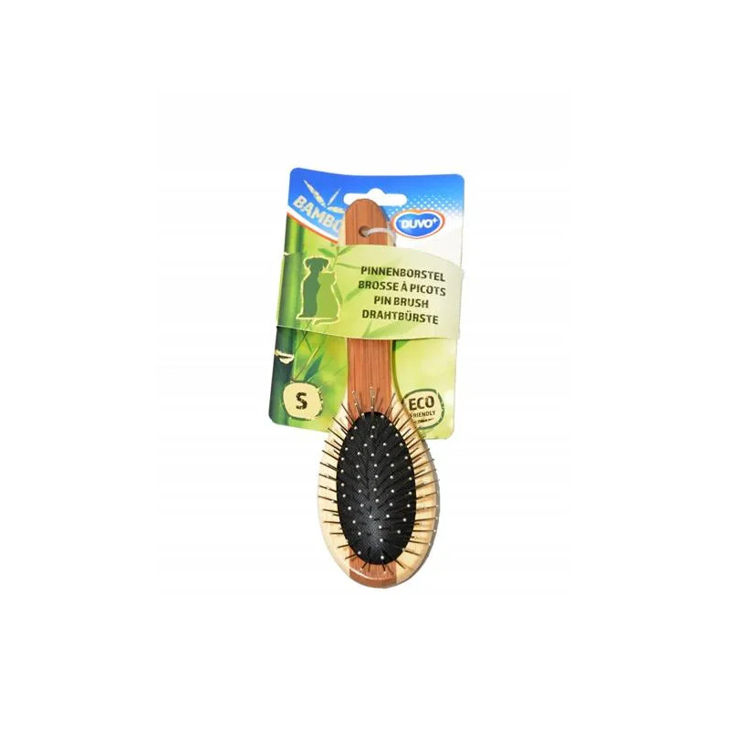 Duvo+ fésű kefe Combo bambusz fém Small 19,5 x 5,5 cm