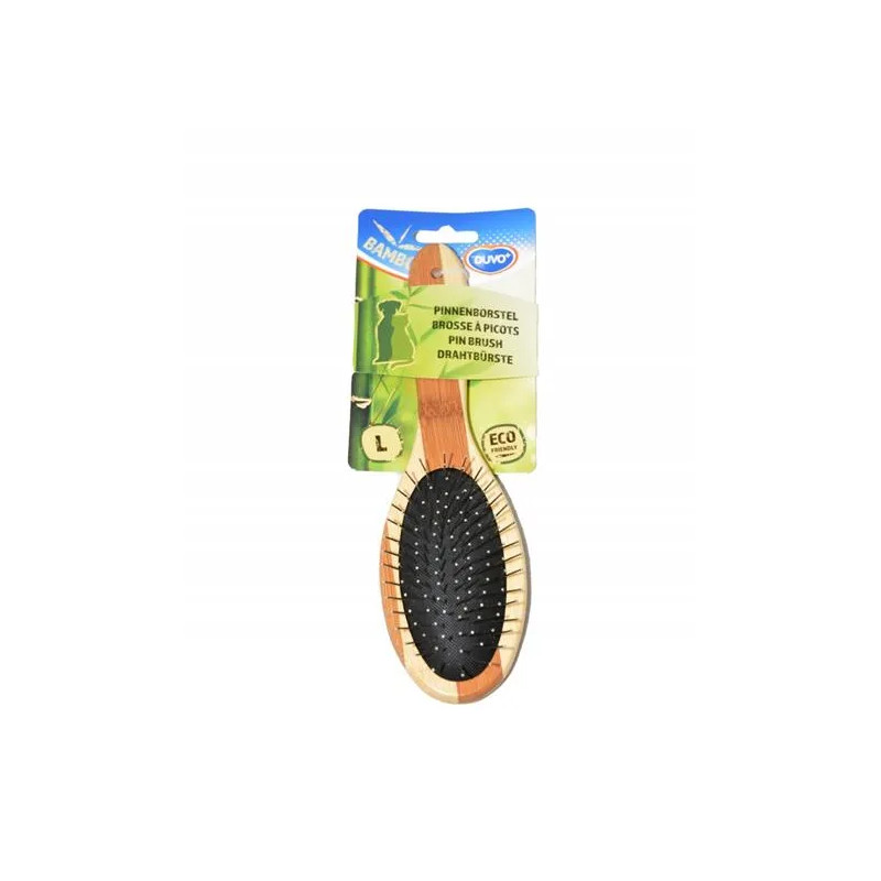 DUVO+ fésű Combo bambusz fém Large 22,5 x 6 cm