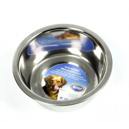 Miska DUVO+ Inox rozsdamentes átmérő 16 cm 950 ml