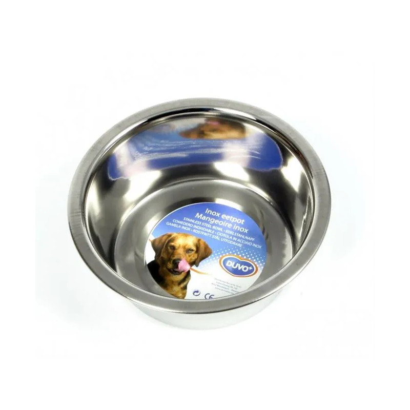 Miska DUVO+ Inox rozsdamentes átmérő 16 cm 950 ml