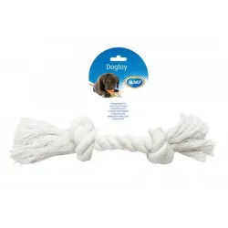 DUVO+ Játék Kötél 2 Csomóval Húzáshoz fehér XLarge 37 cm