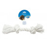 DUVO+ Játék Kötél 2 Csomóval Húzáshoz fehér XLarge 37 cm