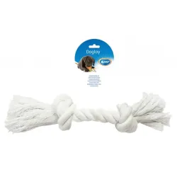 DUVO+ Játék Kötél 2 csomóval húzáshoz fehér XXLarge 45 cm