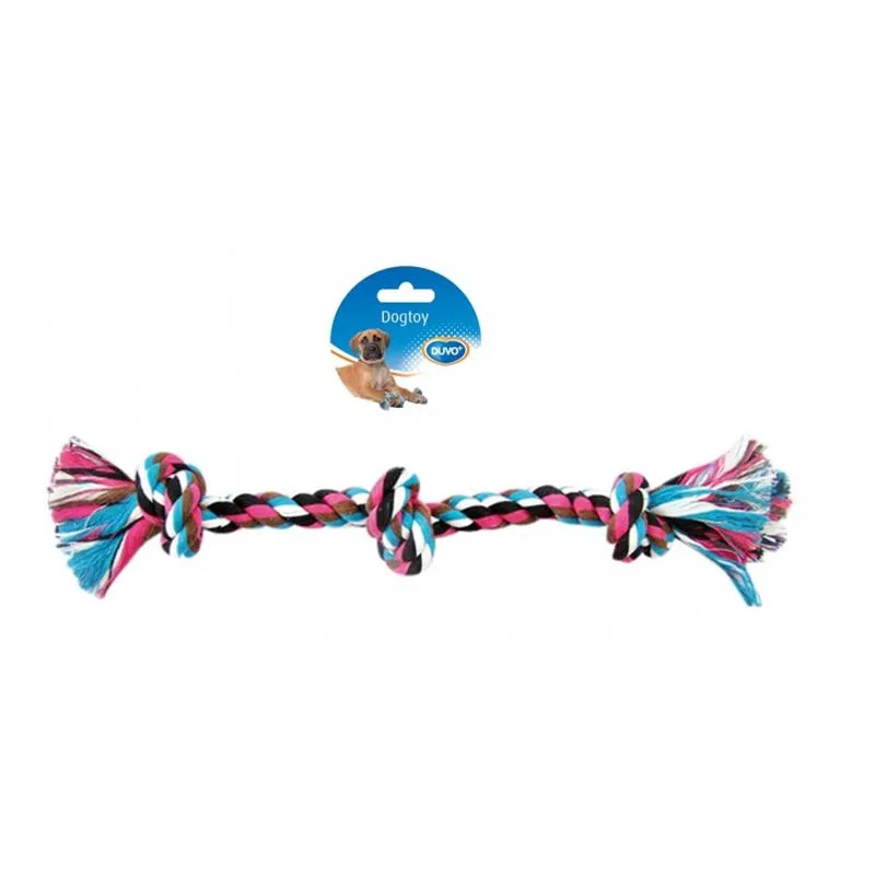 DUVO+ Húzókötél 3 csomóval, 38 cm