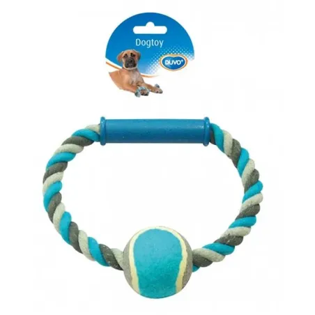 DUVO+ Játék Kötélkarika teniszlabdával 18 cm