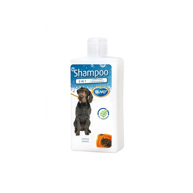 DUVO+ 2 az 1-ben kutyasampon papaya kivonattal 250 ml