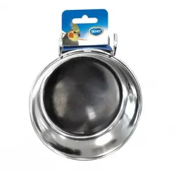 Miska DUVO+ akasztható madárkalitkába, 9 cm átmérő, 330 ml űrtartalom