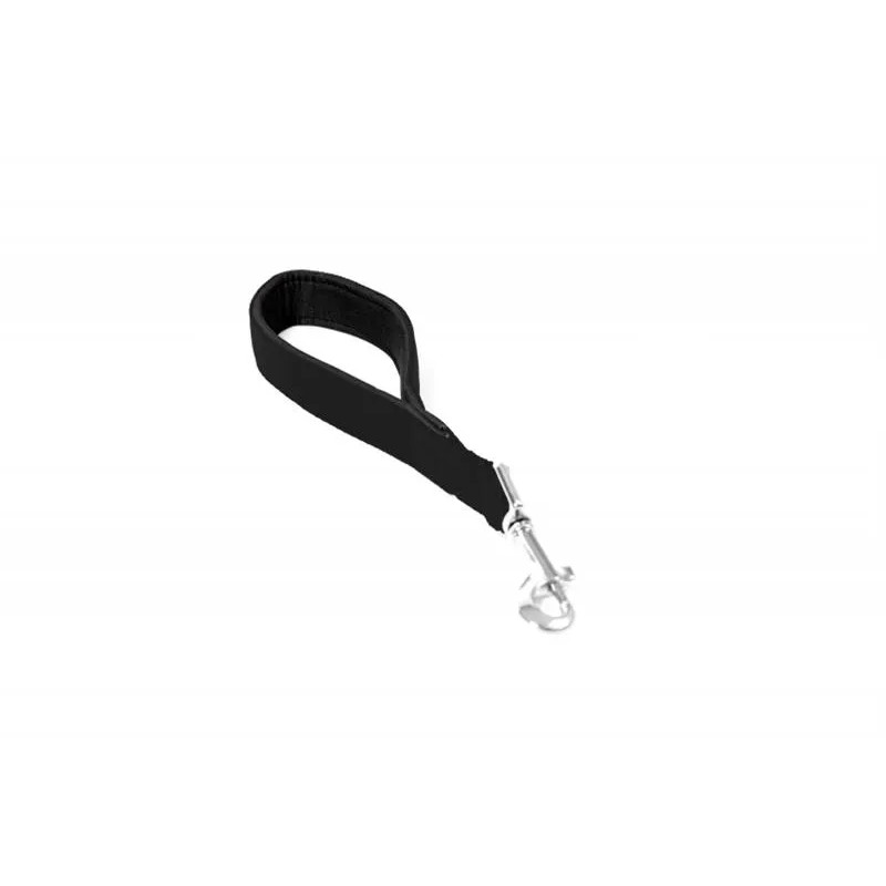 DUVO+ Nylon Rövid fekete dupla póráz 30 cm/25 mm