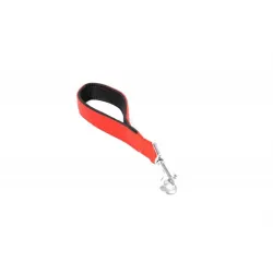 DUVO+ Nylon Rövid Kétszeres Póráz Piros 30 cm/25 mm