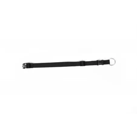 DUVO+ állítható nylon nyakörv fekete 35-55 cm/ 20 mm