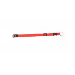 DUVO+ állítható nylon piros nyakörv 30-45 cm/15 mm