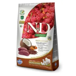 Farmina N&D dog QUINOA (GF) adult all breed, skin & coat, szarvashús 2,5 kg