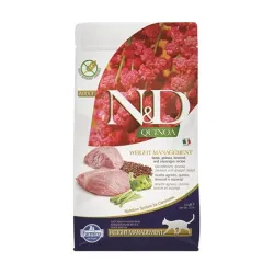 Farmina N&D macska QUINOA (GF) adult, testsúlykontroll, bárány 1,5 kg