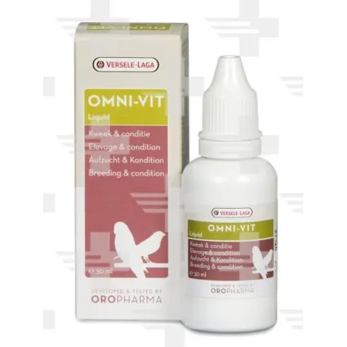 VL Oropharma Omni Vit Liquid - cseppek az általános kondíció javítására tenyészidőszakban és kiállításokon 30 ml