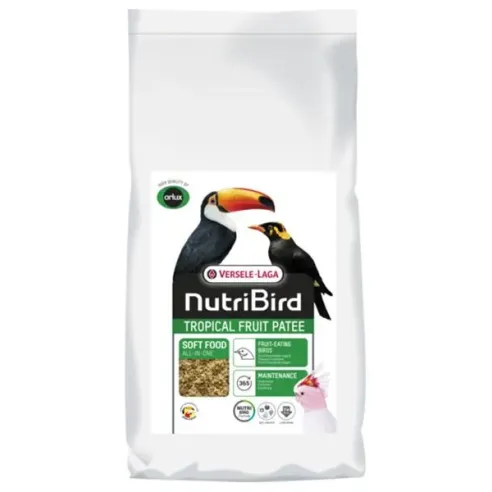 VL NutriBird Tropical Fruit Patee Premium - mézzel nedvesített teljes értékű keverék gyümölcskedvelő fajoknak és kiegészítő arák