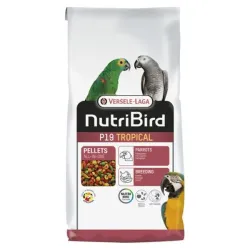 VL NutriBird P19 Tropical - extrudált eledel nagy papagájok tenyésztésére, párzásra és fokozott igénybevételre trópusi gyümölcsö