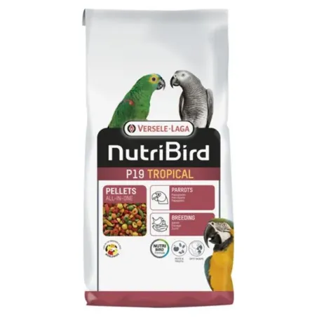 VL NutriBird P19 Tropical - extrudált eledel nagy papagájok tenyésztésére, párzásra és fokozott igénybevételre trópusi gyümölcsö