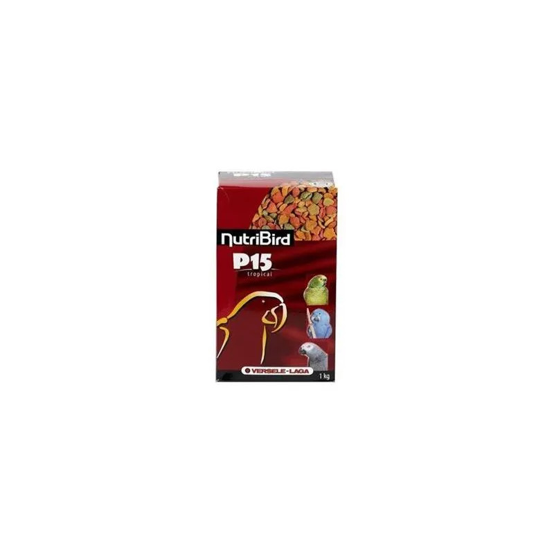 VL NutriBird P15 Tropical - extrudátum nagy papagájoknak trópusi gyümölcsökkel napi etetéshez 1 kg