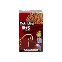 VL NutriBird P15 Tropical - extrudált eleség nagy papagájoknak trópusi gyümölccsel napi etetéshez 3 kg
