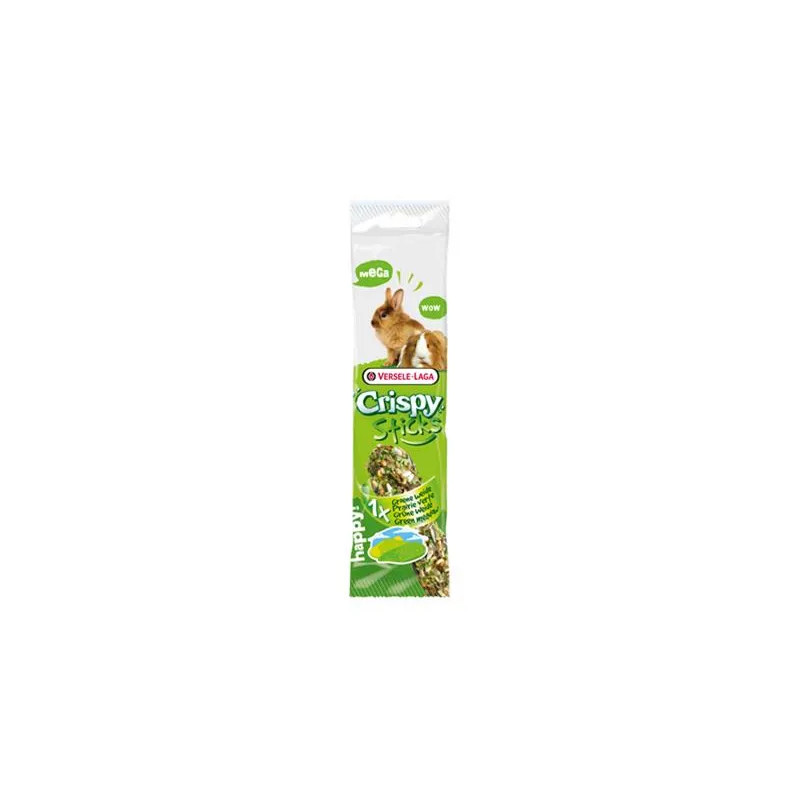 VL Crispy Mega Sticks Nyulak-Tengerimalacok "Zöld Rét" - Nyúl/tengerimalac 2 db 140 g