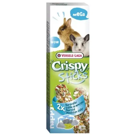 Pamlsok VL Crispy Mega Sticks Rabbits-Chinchillas "Mountain Valley"-horské údolie, králík/činčila 2 ks 140 g