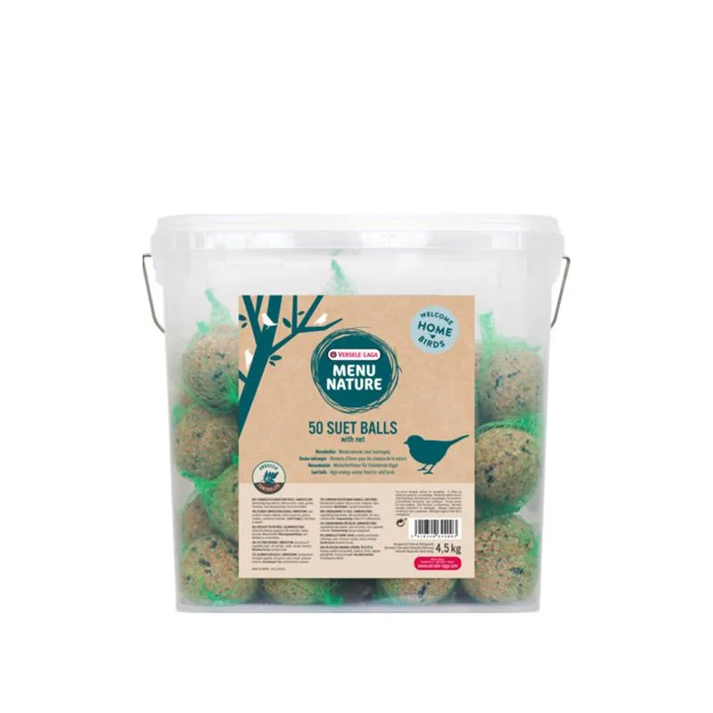 VL Faggyúgolyó hálóban műanyag vödörben 50x90g