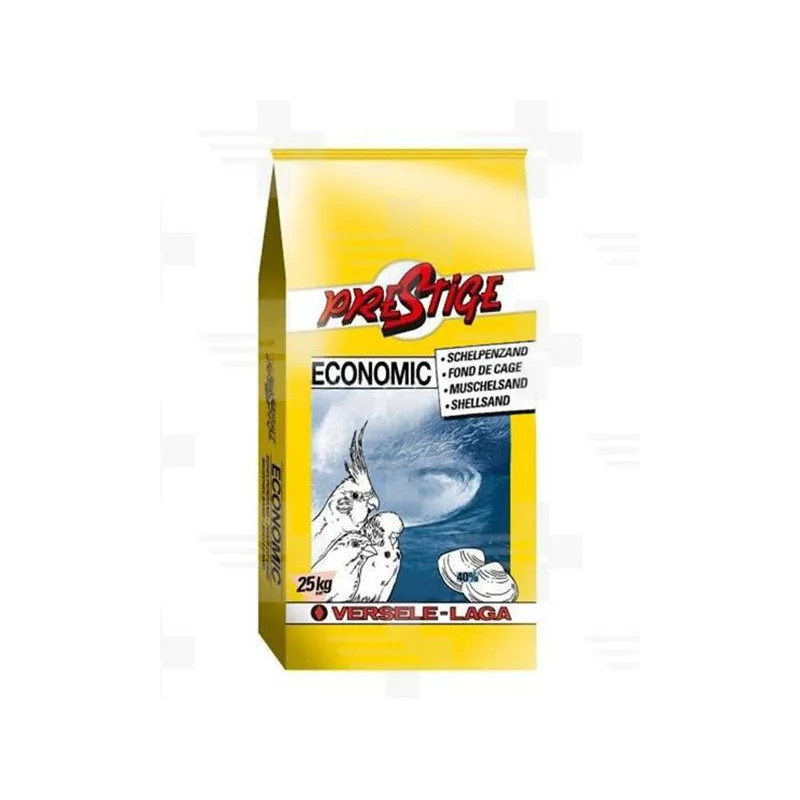 VL Shell Sand Economic - 40% zúzott kagylót tartalmaz, barna homok 25 kg