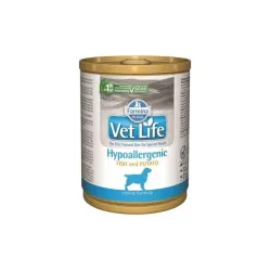Farmina Vet Life kutya hypoallergén hal & burgonya konzerv 300 g