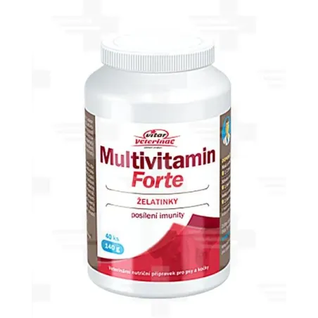 VITAR Veterinae Multivitamin Forte zselé 40 db/140 g