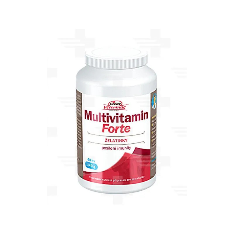 VITAR Veterinae Multivitamin Forte zselé 40 db/140 g