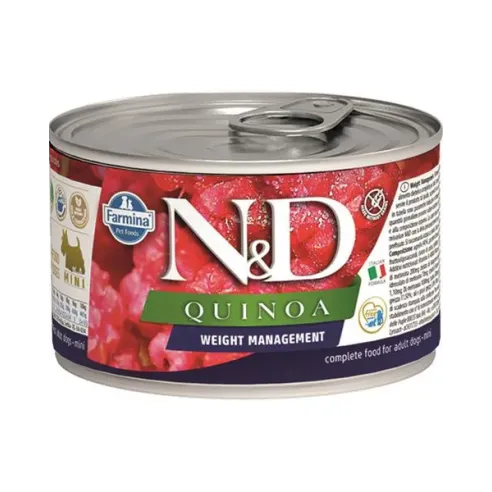 Farmina N&D kutya QUINOA súlykontroll konzerv 140 g
