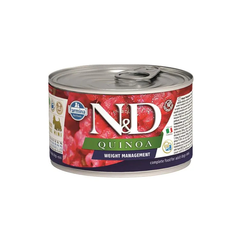 Farmina N&D kutya QUINOA súlykontroll konzerv 140 g