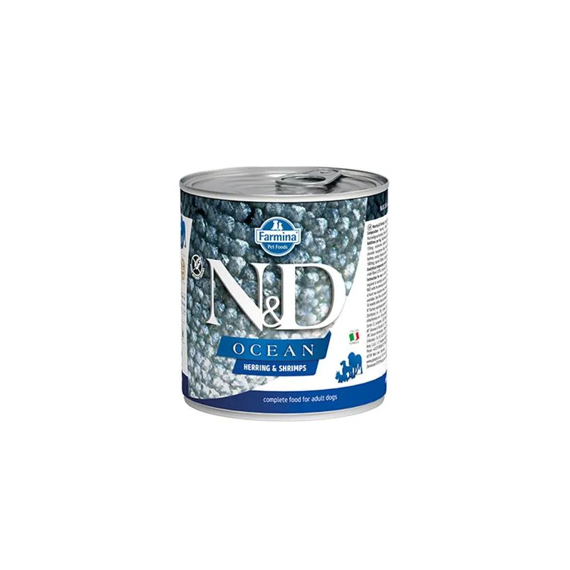 Farmina N&D dog OCEAN hering & garnéla konzerv 285 g