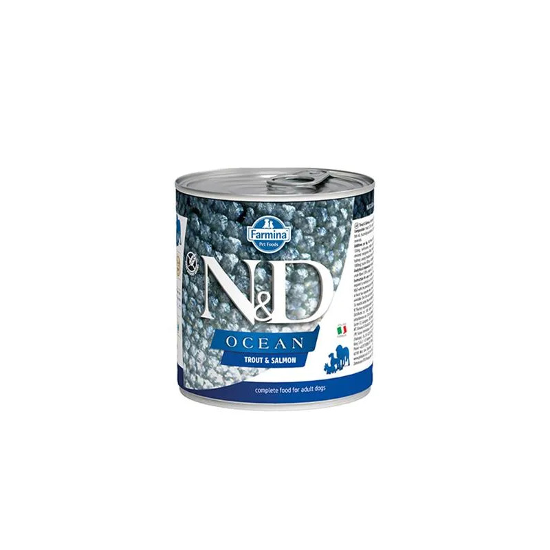 Farmina N&D dog OCEAN pisztráng & lazac konzerv 285 g