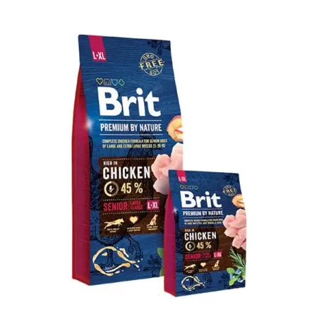 Brit Premium by Nature dog Senior L+ XL 15 kg