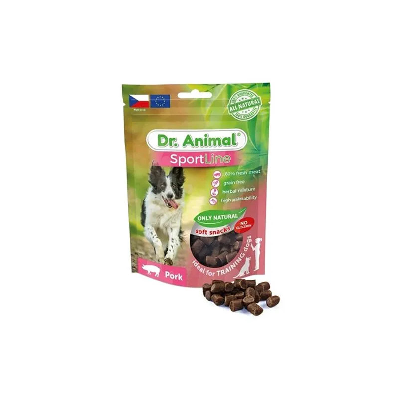 Jutalomfalatok Dr. Animal Sportline sertés 100 g