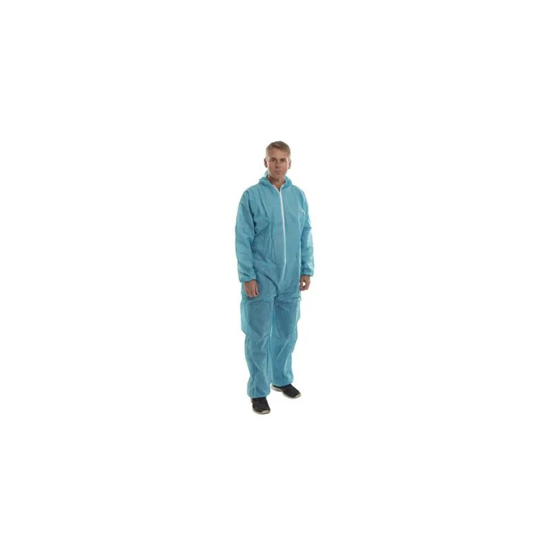 Egyszer használatos zöld overall, XXL méret
