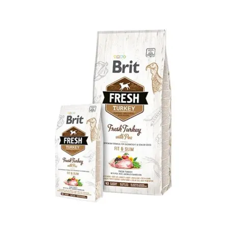 BRIT Fresh Light Fit & Slim morčacie s hráškom 12 kg