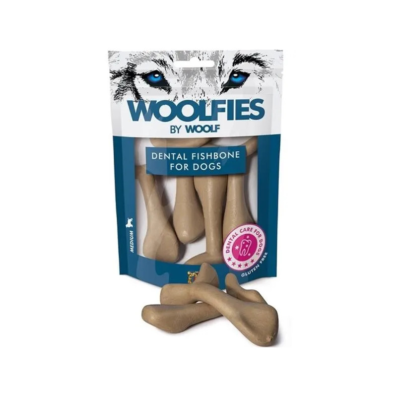 Woolfies Dental Fishbone M 200g