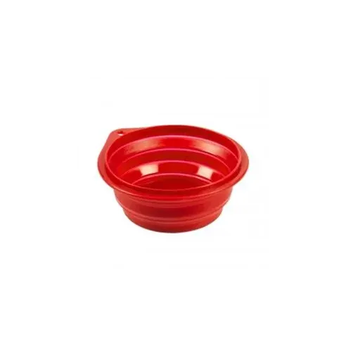 DUVO+ szilikon utazó tál, piros, 500 ml - 14 cm