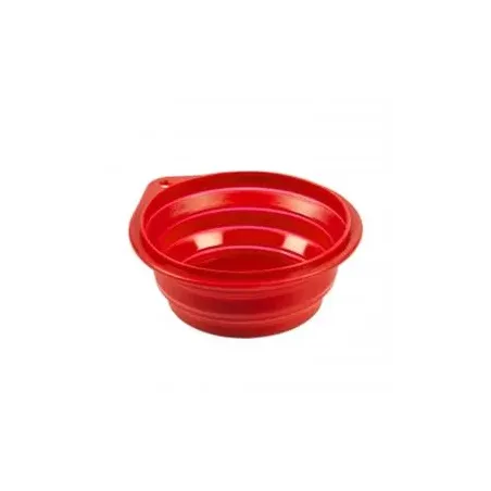 DUVO+ szilikon utazó tál, piros, 500 ml - 14 cm