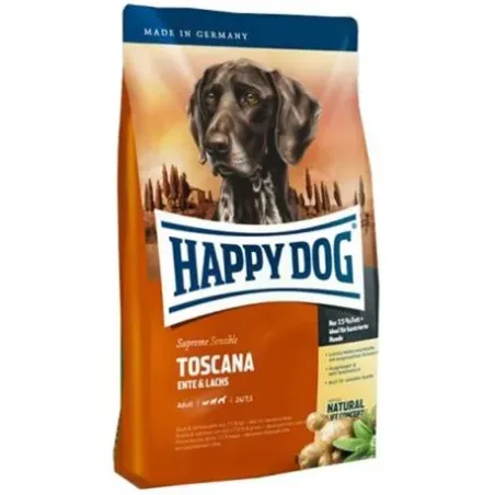 Happy Dog SUPER PREMIUM - Supreme SENSIBLE - Toscana losos a kačica 4 kg