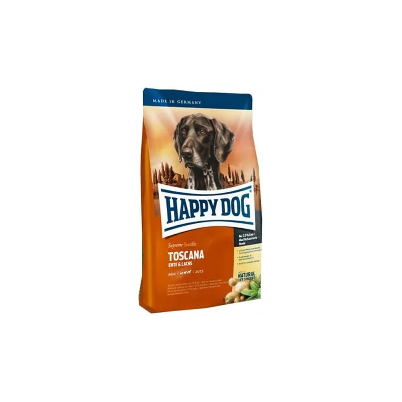 Happy Dog SUPER PREMIUM - Supreme SENSIBLE - Toscana lazac és kacsa 1 kg