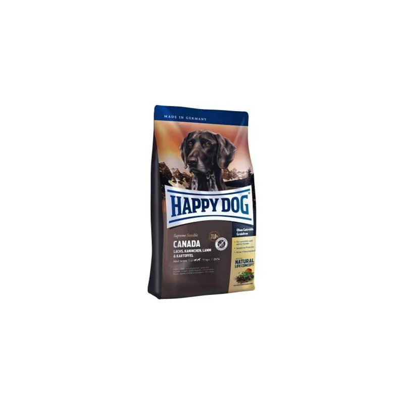 Happy Dog SUPER PREMIUM - Supreme SENSIBLE - Kanada lazac, nyúl, bárány és burgonya 1 kg