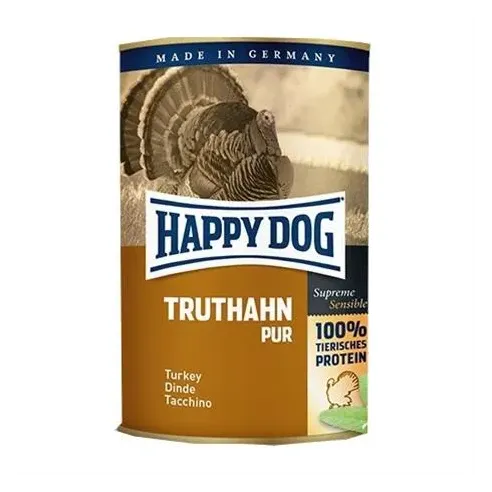 Happy Dog PREMIUM - Fleisch Pur - pulykahús konzerv 400 g