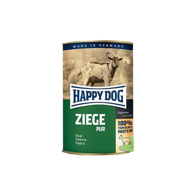 Happy Dog PREMIUM - Fleisch Pur - kecskehús konzerv 400 g