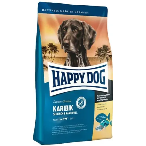 Happy Dog SUPER PREMIUM - Supreme SENSIBLE - Karibik tengeri hal és burgonya 4 kg